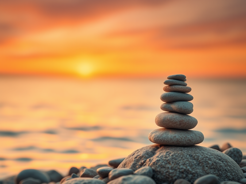 stackofstonesinacalmoceanwithablurred The Traini Counseling Group